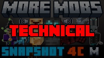[TECHNICAL] "More Mobs" (Snapshot 4C) - Minecraft 1.19 data pack showcase