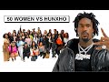 50 WOMEN VS 1 RAPPER HUNXHO ATL EDITION mp3