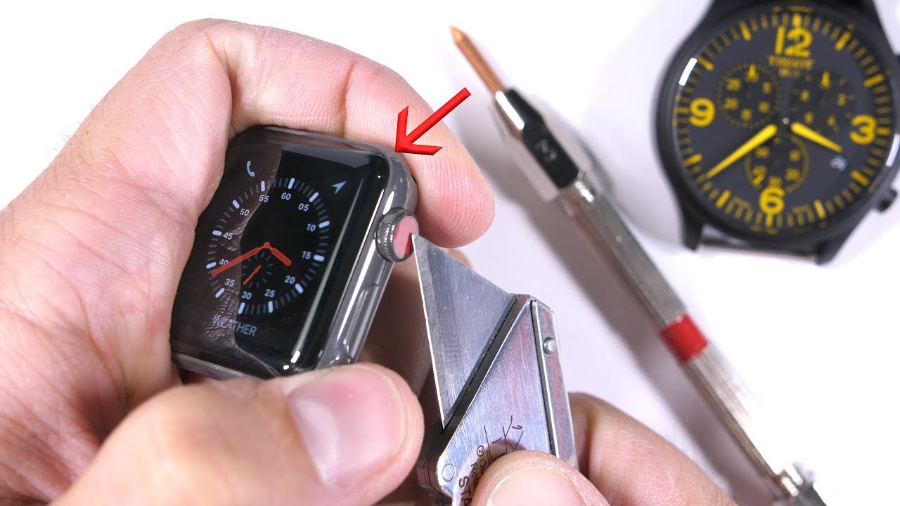 ⁣Scratching the $1300 dollar Apple Watch - is it really 'Sapphire'?