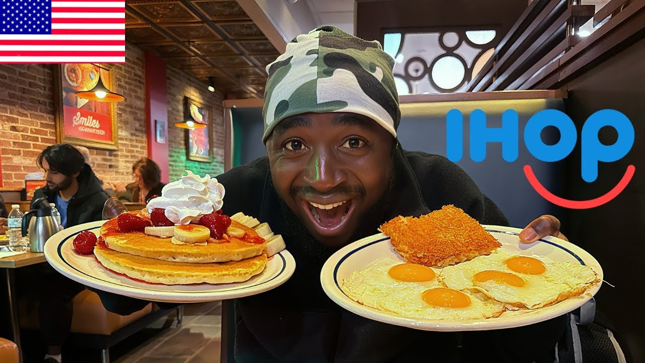 BRITISH GUY TRIES IHOP FOR THE FIRST TIME - CAN'T BELIEVE THEY ARE OPEN 24/7