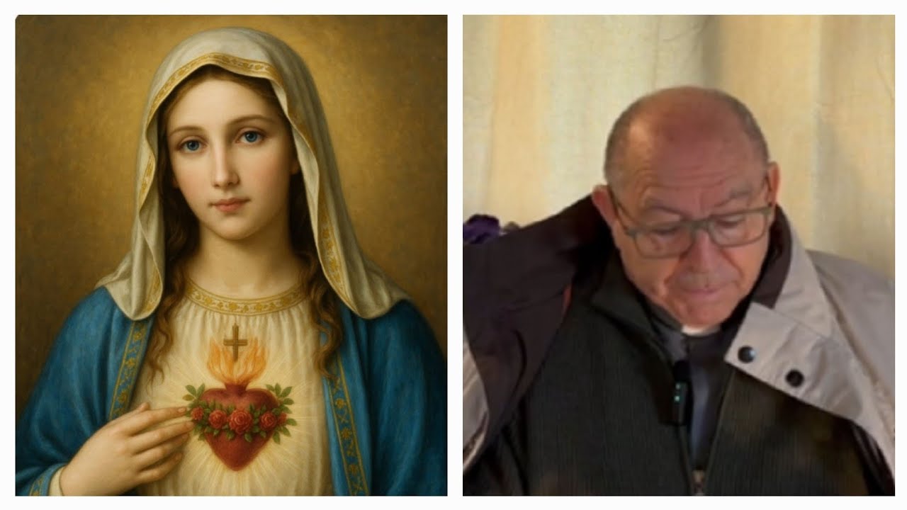 💥AHORA DEBÉIS PREPARAROS.🙏 Cenáculo del LIBRO AZUL con el padre Pedro🩵🩵🩵🌹