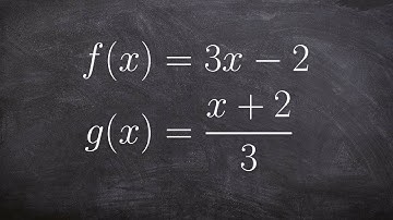 Verifying two linear equations are inverses of each other
