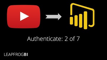 YouTube Analytics in Power BI - Authenticate