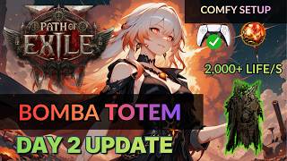 [PoE 2] Walking through the Endgame with Bomba Totem Day 2 Budget Setup | 0.5.5 Forbidden Rites