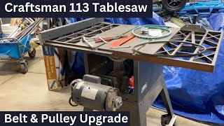#1 Craftsman 113 Upgrade: Drive Pulleys and Belt Replacement Guide screenshot 3