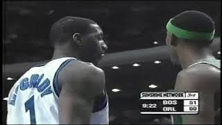 Tracy McGrady 25pts Vs Boston Celtics (12/28/02) Baseline Tomahawk Dunk / Clutch Shot!