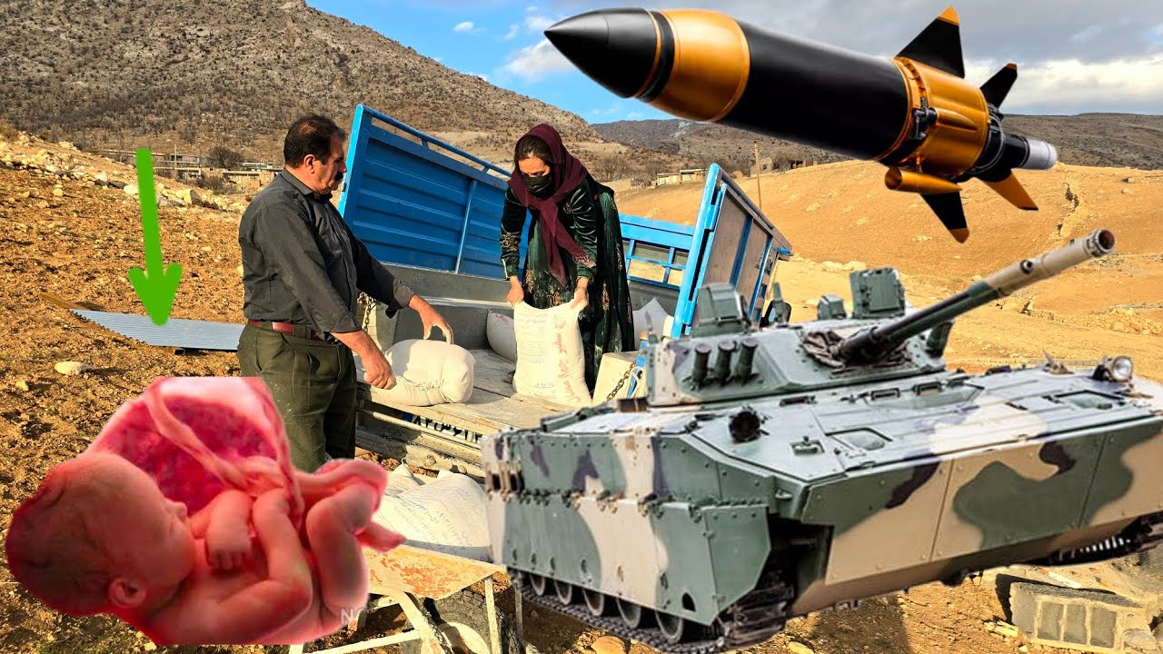 Narges's baby's birth is approaching during the days of the US-Iran war