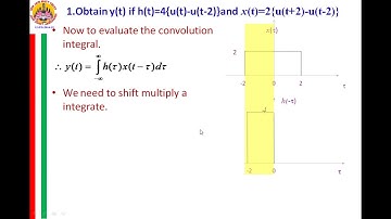 convolution integral numerical for finite duration signals