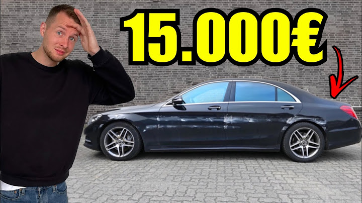 I bought a wrecked S-CLASS to rebuild it by myself!