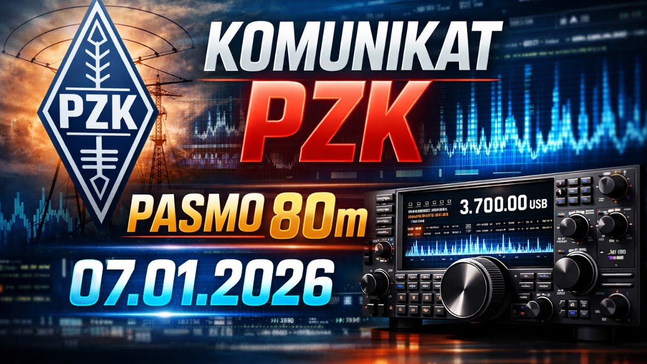 LIVE: 🔴 Komunikat PZK i łączności po komunikacie | 07 Stycznia 2026 | Zapraszam na pasmo! 📻😉