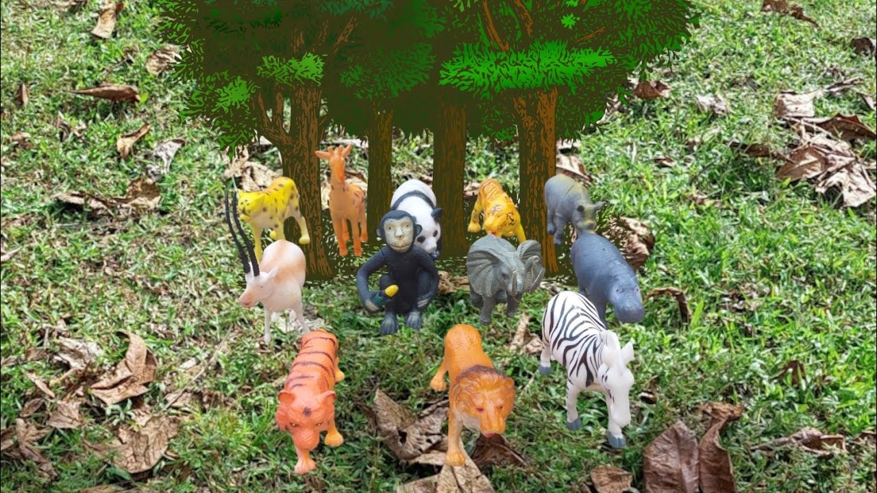 Hewan Rupa Rupa rupa rupa mainan hewan hewan , ada gajah, kuda zebra, harimau malaya ...