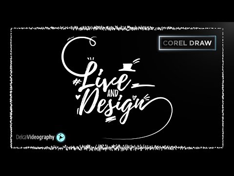 CÓMO CREAR UNA COMPOSICIÓN CON TEXTO EN COREL DRAW | DelcaVideography