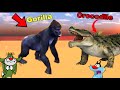 Animal Crocodile Attack Sim / Simulator game oggy Voice in Hindi #1