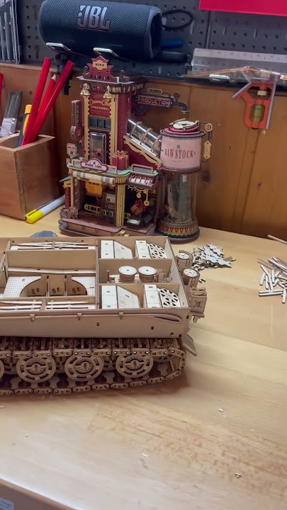 Wooden Tiger Tank Build – Part 2 🔥 | Workshop Model Progress Update #ww2 #panzer #history