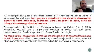 Aula 29 - Redação - Ensino Médio - Assédio contra mulheres Aula 29 - Redação - Ensino Médio - Assédio contra mulheres