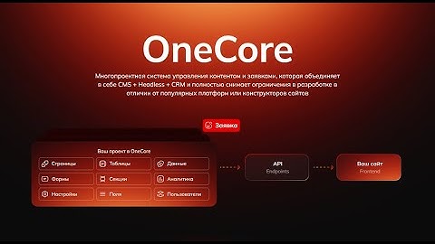 Готовый Backend для сайта! CMS + CRM + Headless 2025