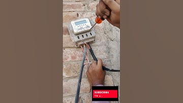 Wapda Meter Connection #shortsfeed #electrical #ytshorts #electricalwork #subscribe