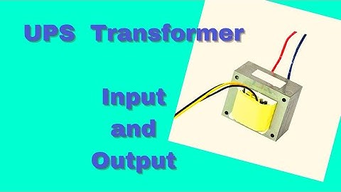 How to find the Correct input and output of a UPS Transformer/ Step by Step Tutorial.