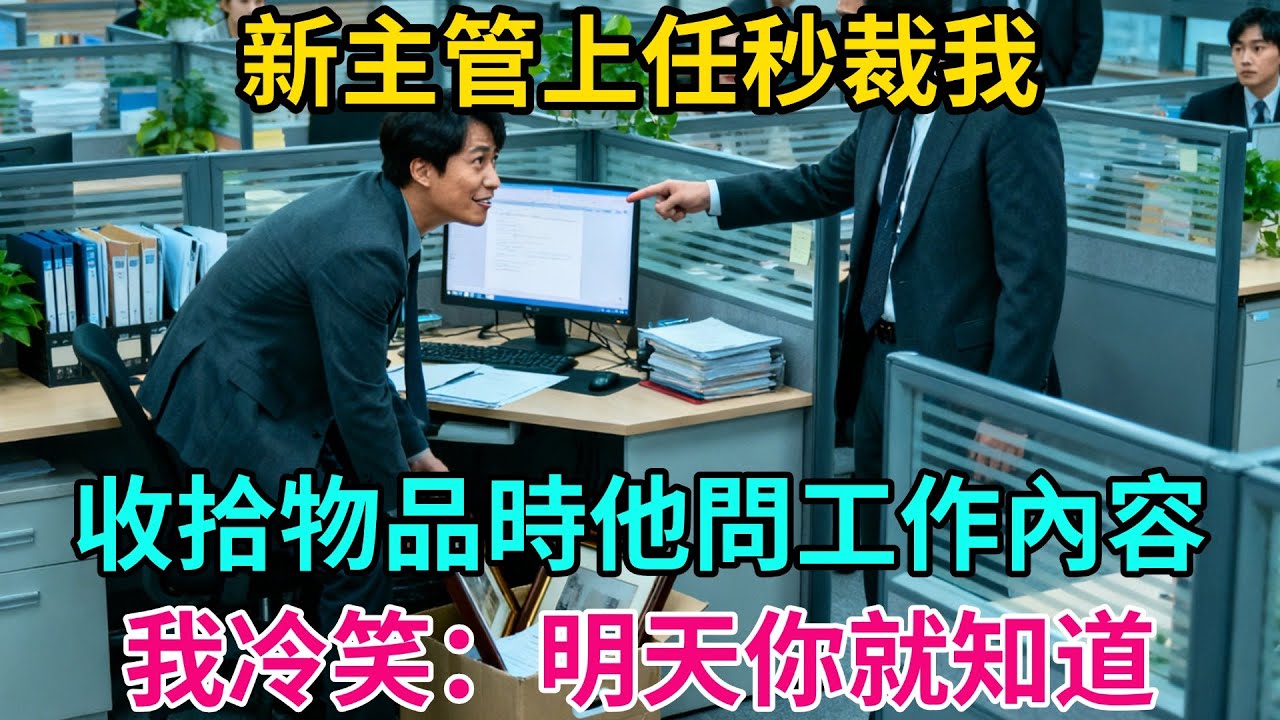 新主管上任秒裁我，收拾物品時他問工作內容，我冷笑：明天你就知道【奇譚異聞錄】#職場 #職場那些事 #爽文 #情感故事 #生活經驗 #小說 #故事分享 #裁員 #反轉