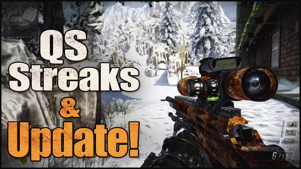 BO2 | Bring a Knife to a Sniper Fight!? - QS Streaks & Channel Update - BO2 Tutorial ETA, MW3, etc.