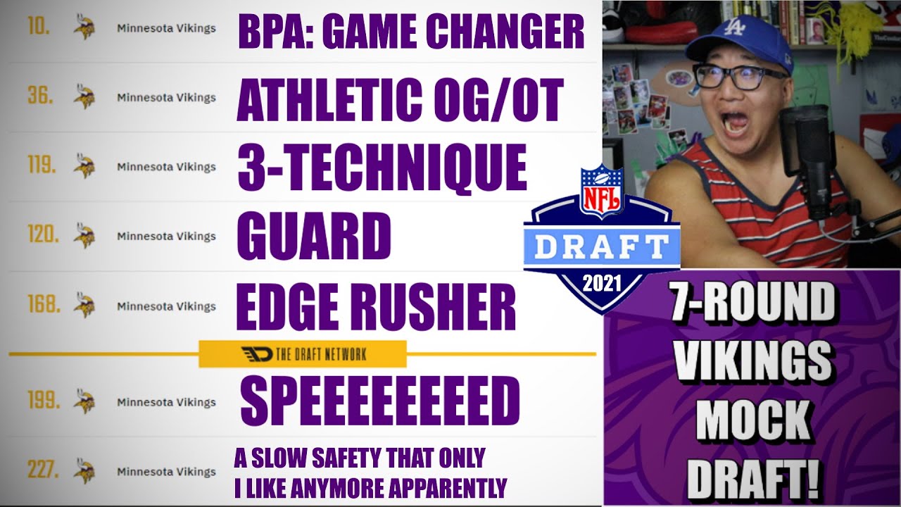 7-Round Minnesota Vikings Mock Draft: Trading Up & Changing the League. Forever. 🔥🔥🔥