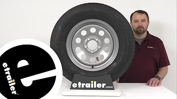 Review of Castle Rock Trailer Tires and Wheels - ST205/75R15 LR C Radial 15" Silver Mod - LHACK121