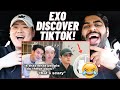 EXO MEMBERS DISCOVER TIKTOK REACTION ЁЯШВ EXO MEMBERS DISCOVER TIKTOK REACTION ЁЯШВ