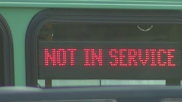 DDOT bus service stops due to driver labor dispute