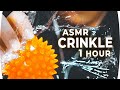 ASMR Crinkle Hour for Sleep & Tingles 💫 (No Talking) Crinkly Plastic, film, vinyl Triggers in 1 Hour