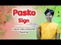 CHRISTMAS SIGN -- Filipino Sign Language Tutorial | Rai Zason