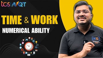 TCS Numerical Ability - TIME AND WORK Questions | TCS 2025 Preparation
