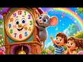 Hickory Dickory Dock 🐭⏰ | Kids Songs &amp; Nursery Rhymes | Fun Clock Song