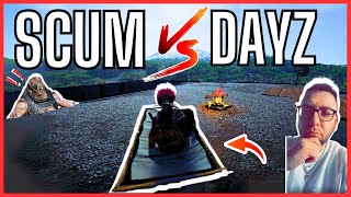 SCUM vs DayZ: Escaping a Zombie Horde?!