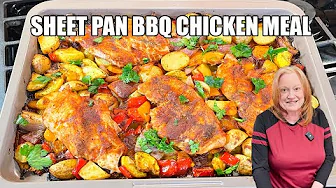 SHEET PAN BARBECUE CHICKEN EASY WEEKNIGHT MEAL