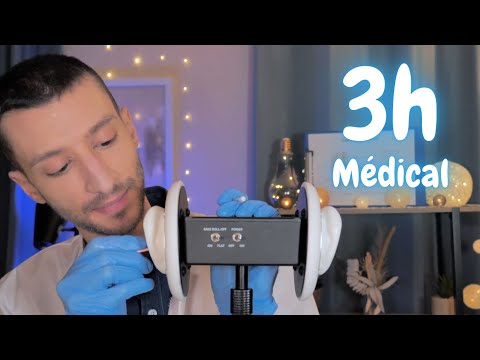 ASMR 3H Médical - Oreilles, Yeux, 7 sens, 6 sens, nerfs crâniens
