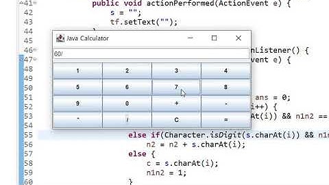 JAVA 프로그래밍 - 간단한 계산기