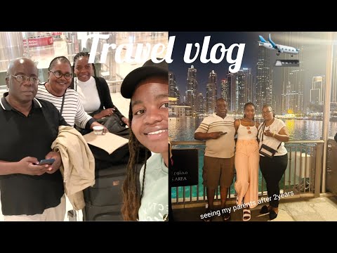 Reunion in Dubai: Prep and travel with me as l see my parents after 2 years + Exploring the city!