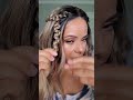 Easy tiktok trending 🐍 braid hairstyle #nailart #shortvideo #videos #shorts #hairstyle