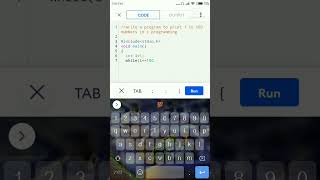 write a program to print 1 to 100 in c programming. #shorts #youtube