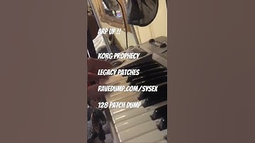 128 Patch dump for korg Prophecy lagacy dumps ravedump.com/sysex #midi #dump #korg