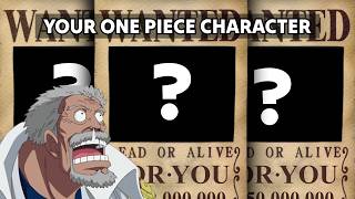 Building A One Piece Character For YOU!!!