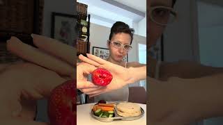 Strawberry taste test #strawberries #tastetest #foodreview #fruit #farmersmarket #mukbang #foodvideo
