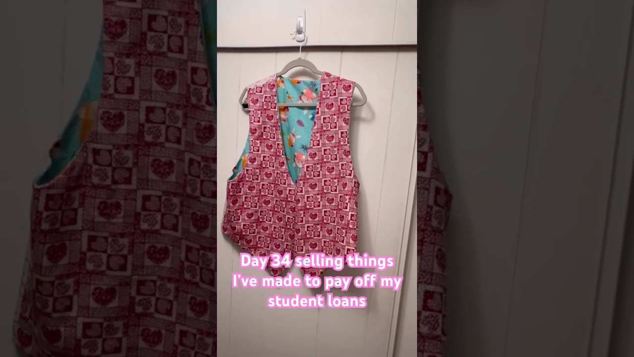 Day 34 selling things I’ve made to pay off my student loans. 