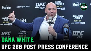 Dana White: If Kamaru Usman doesn’t exist, Colby Covington is the champion | UFC 268 Post Presser