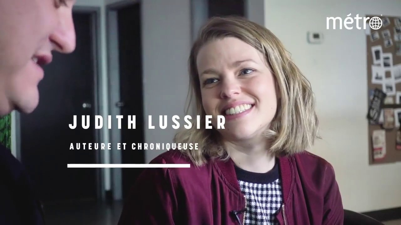 Journal métro - Discussions de salon entre Judith Lussier et Frédéric Bérard