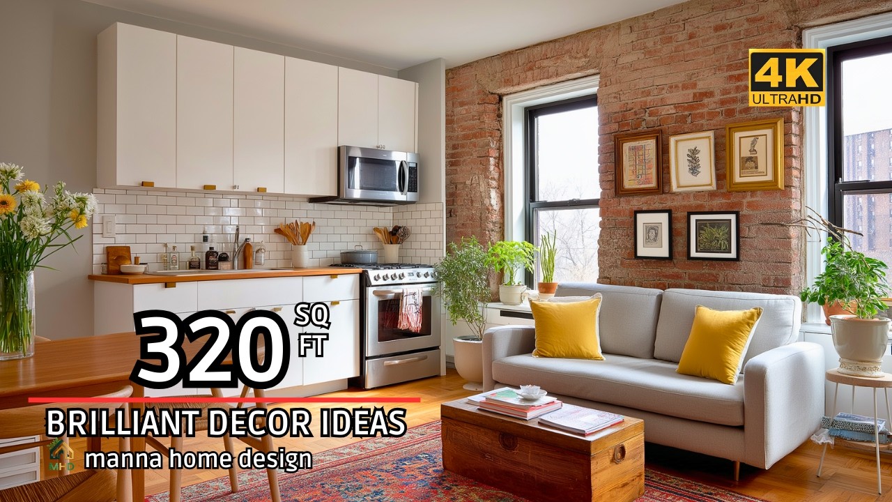 Brilliant 320 Sq Ft Brooklyn Apartment for Two That Feels Twice the Size