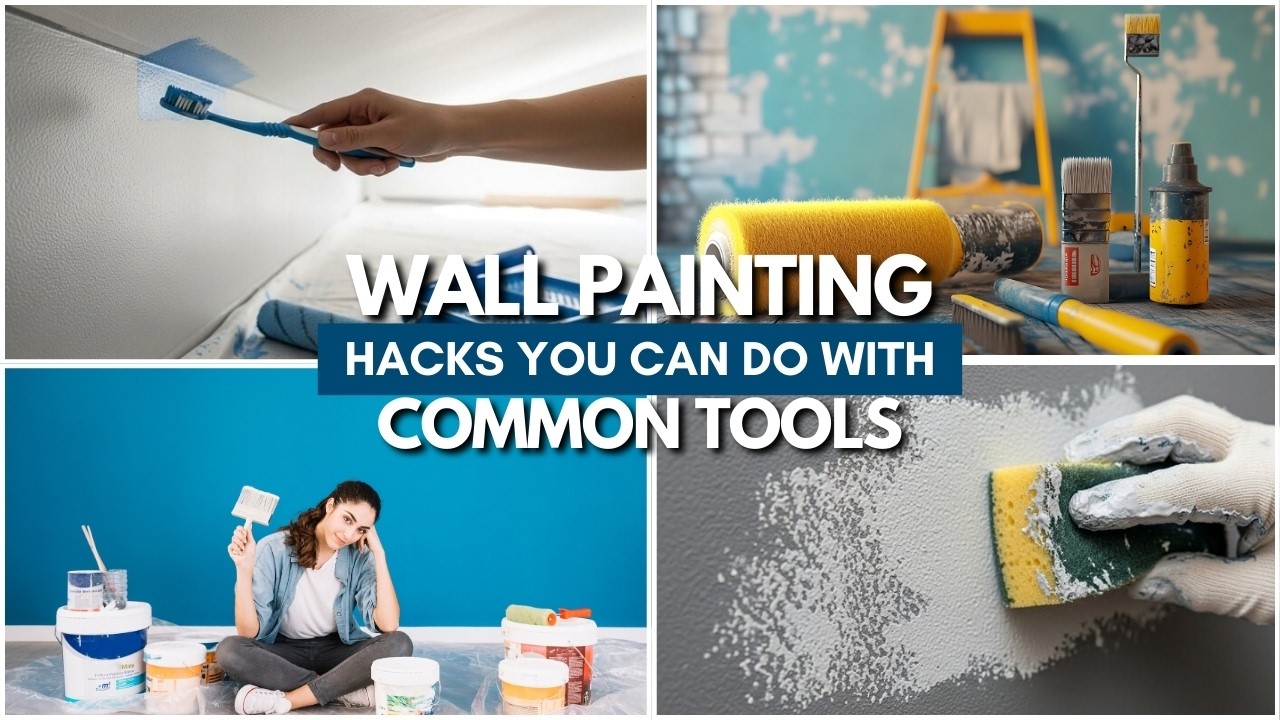 🎨 Лайфхаки по покраске стен, которые можно выполнить с помощью обычных инструментов | Советы по п...
