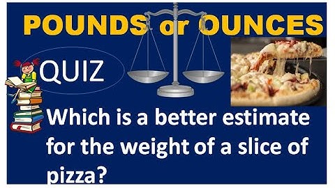 POUNDS or OUNCES|How do you measure the lighter objects??