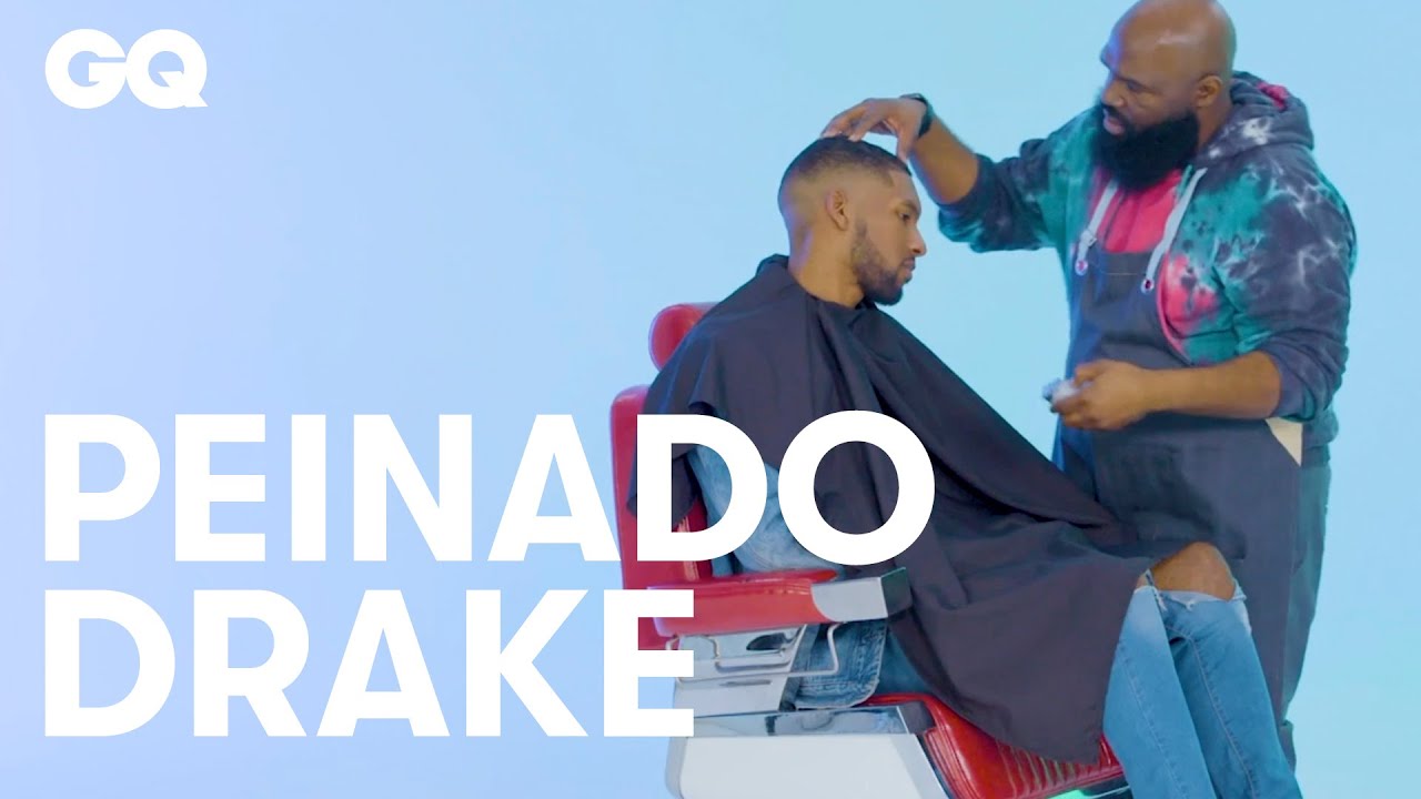 Recreando el peinado degradado de Drake | GQ España - YouTube