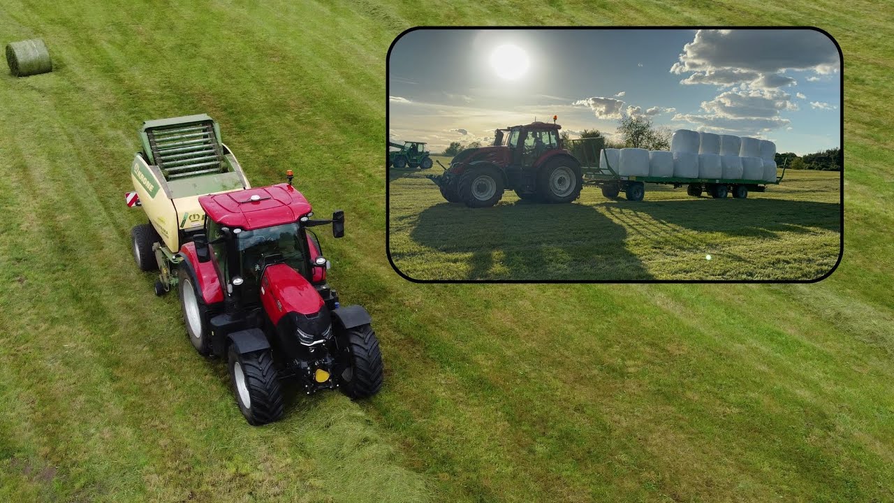 Zbieramy pierwszy pokos traw☘️ Żurawie wybrały 4ha kukurydzy!🌽 cz. 2